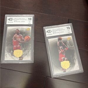 BCG Michael Jordan Collectible Cards - Red and Black (75 for both)